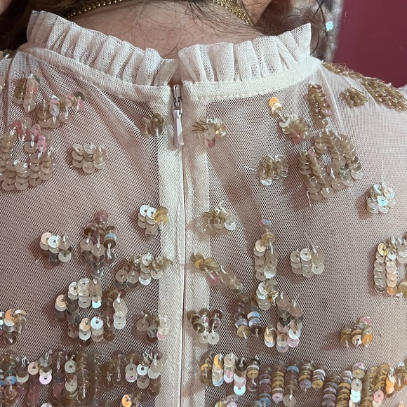 Needles and Thread sequence dress knee length size 8 - Picture 6 of 11